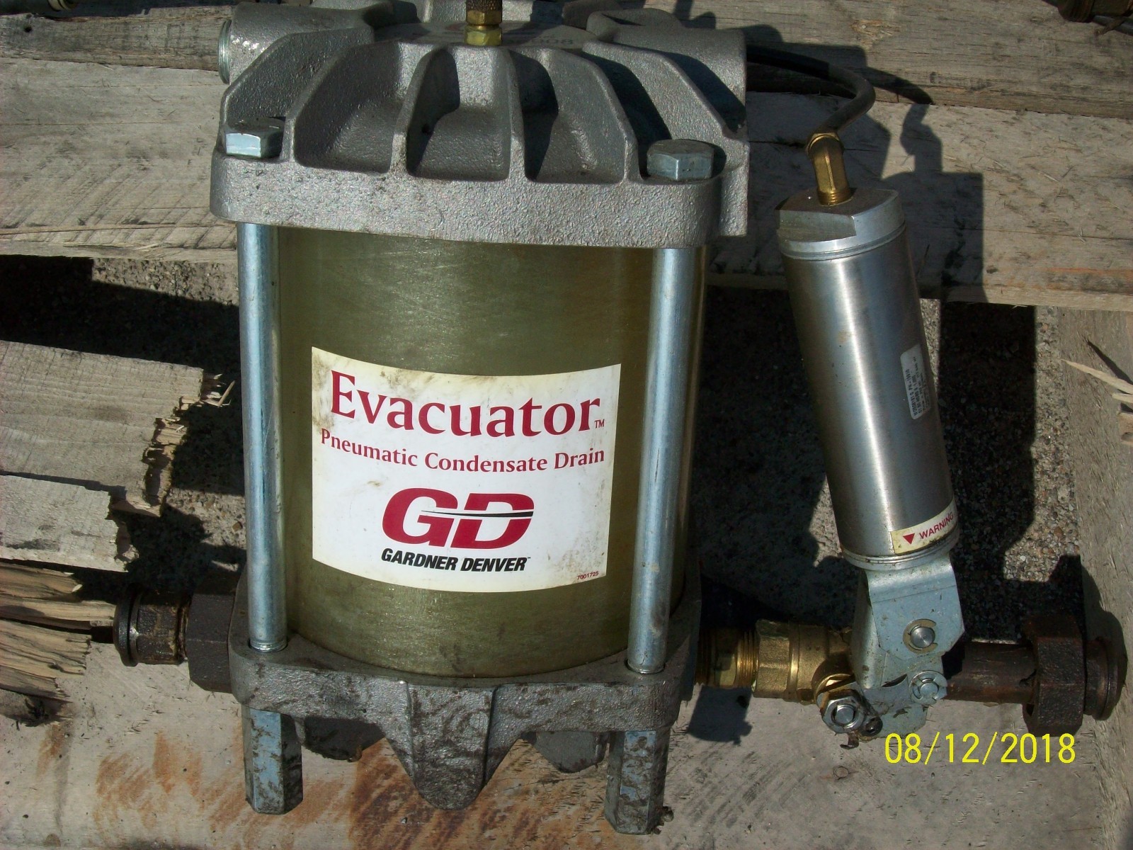 GARDNER DENVER 7003108 EVACUATOR PNEUMATIC CONDENSATE DRAIN