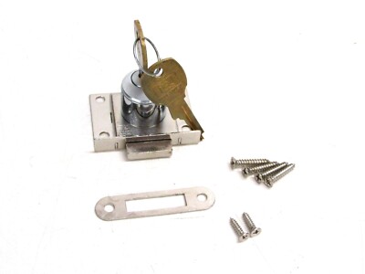 NATIONAL CABINET PIN TUMBLER DRAWER LOCK, C8133-26D HALF MORTISE KEYED ALIKE