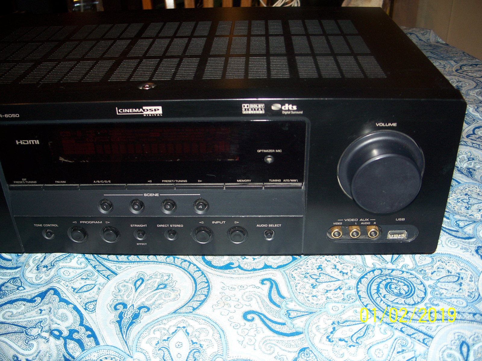 YAMAHA HTR-6050 5.1-Channel Digital Surround Home Theatre Receiver FM/AM Tuner