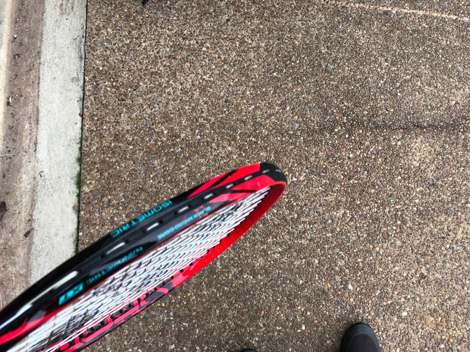 Yonex VCore SV 100 4 3/8 grip strung Poly mains Babolat XCELL crosses Japan made