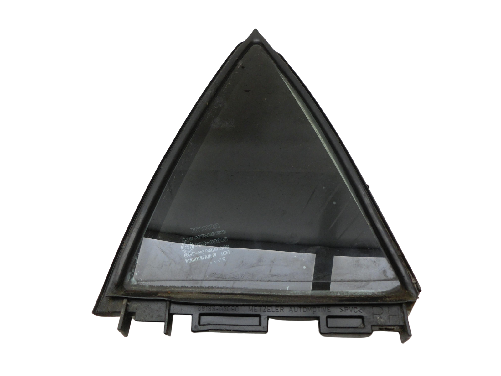 Toyota Auris ZW E150 10-12 5T RH Dreieck Seitenscheibe Scheibe Rechts Hinten  - Bild 1