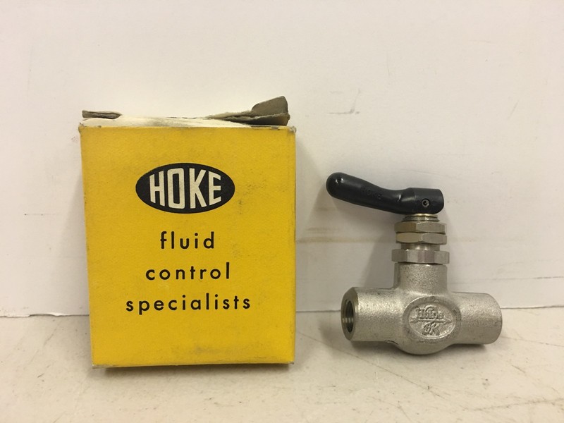 New Hoke Brand 461 Stainless Globe Valve 1/8 Npt Fluid Control