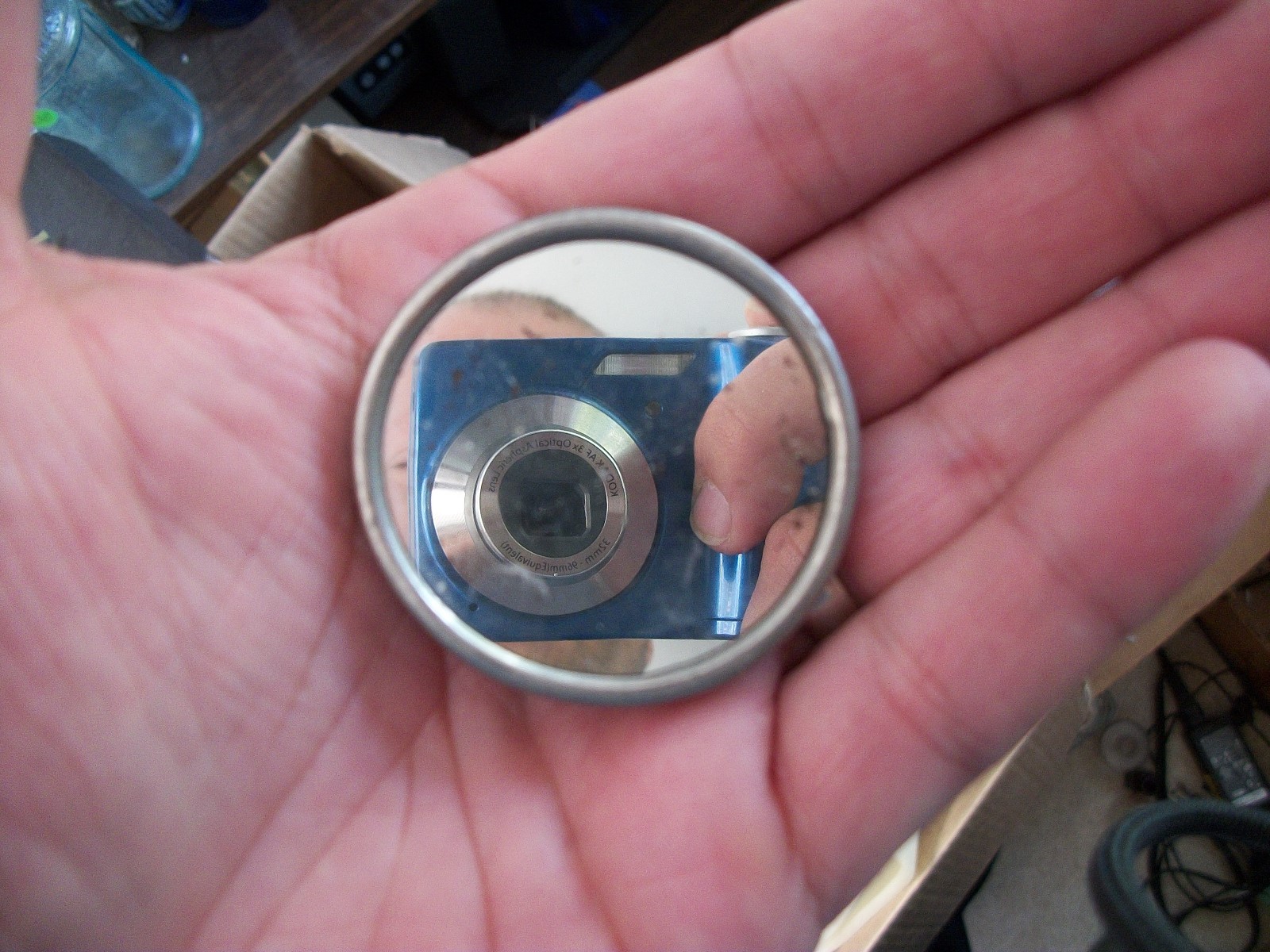 TOPEKA KANSAS GAVITT'S SYSTEM REGULATOR NEAT LABELED ADVERTISING MIRROR 1890S