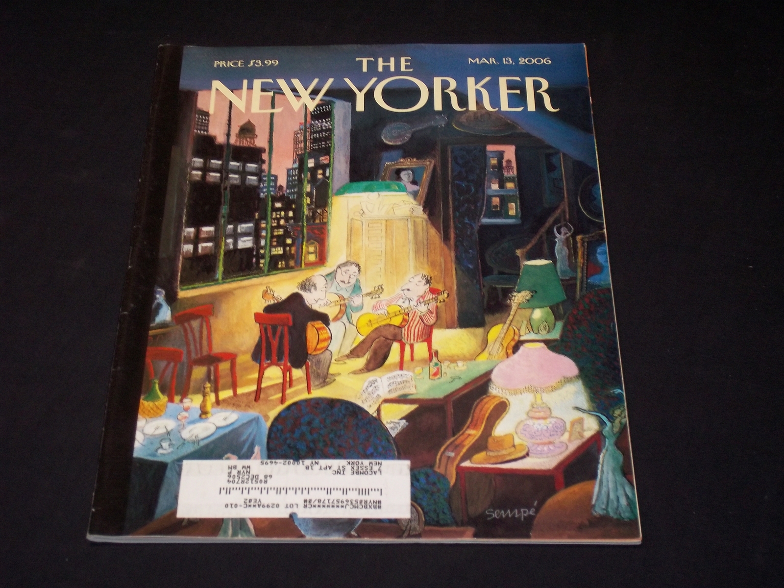 2006 MARCH 13 THE NEW YORKER MAGAZINE - NICE ILLUSTRATED