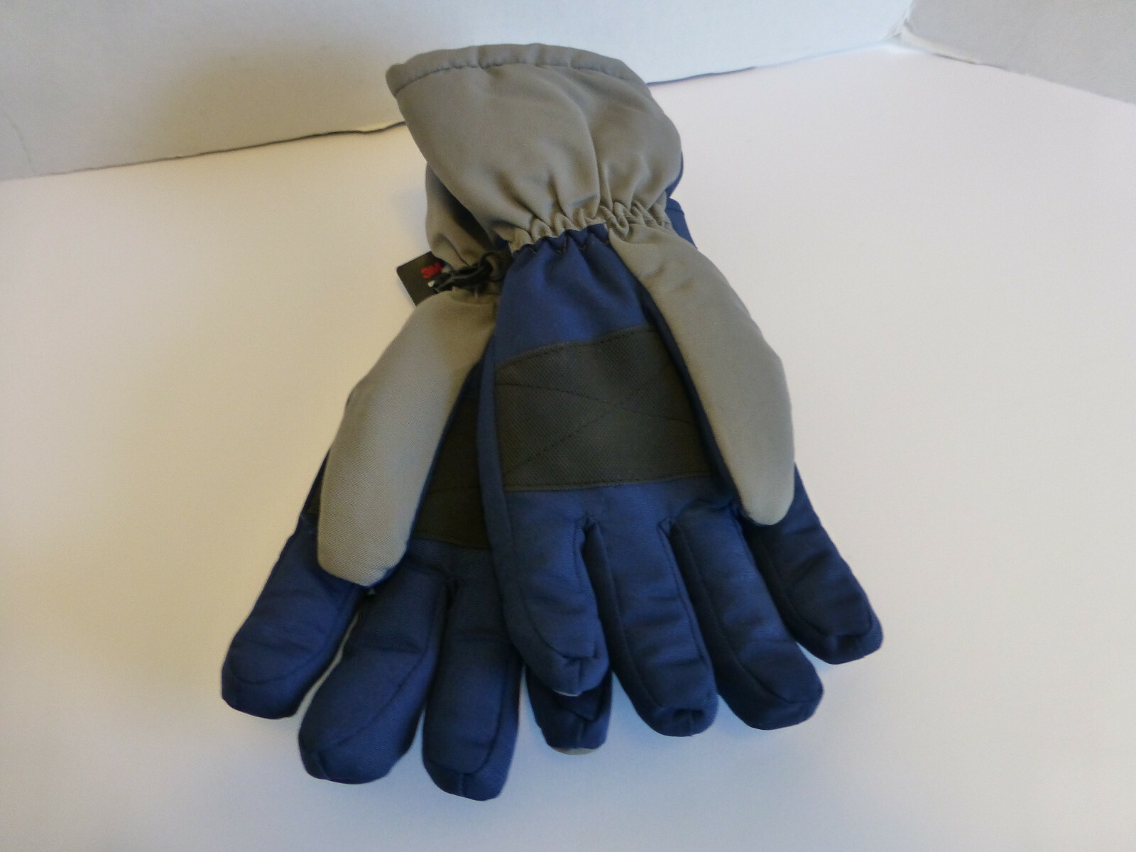 Winter Gloves Boys Girls Unisex NEW L/XL 12-16 Blue Gray Thinsulate