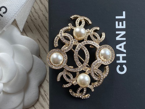 【CHANEL】★Vintage★CC PEARL BROOCH パール/真珠 ブローチ CHANEL シャネル COCO パール ブローチ ヴィンテージ アンティーク