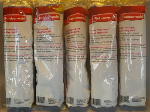 Rubbermaid Super Absorbent Roller Mop Refill G780 Lot of 10!