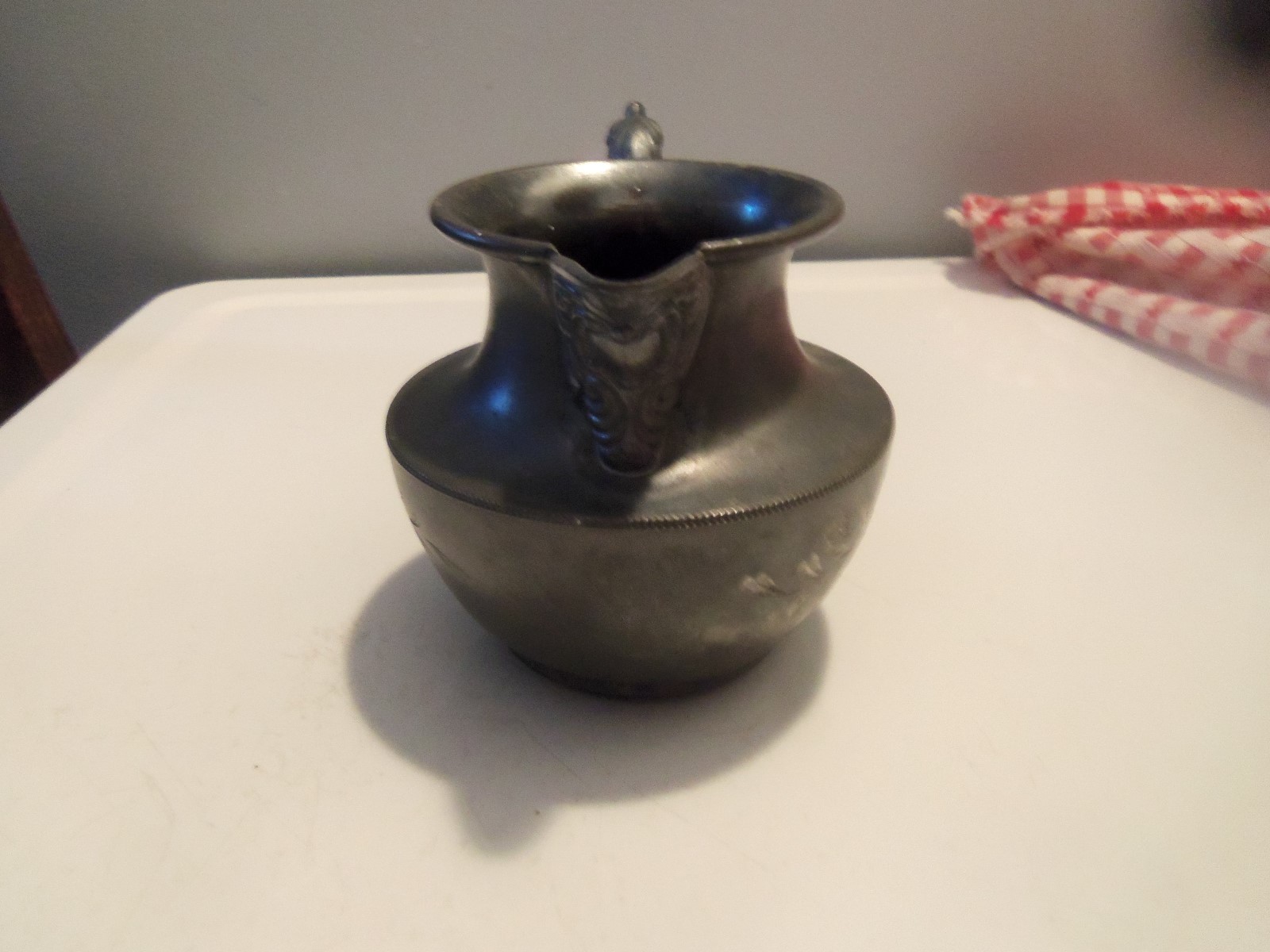 Rare Antique Colonial Silver Co Quadruple Plate Creamer Pitcher Portland ME