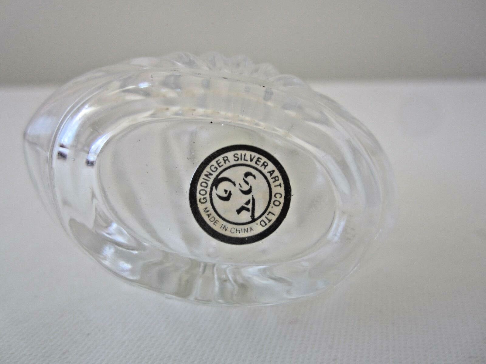 Vintage Crystal Perfume Bottle with Stopper