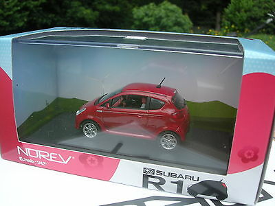 NOREV 1/43 METAL SUBARU R1 ROUGE RED