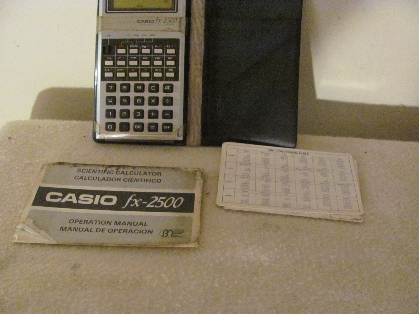 Vintage Casio FX-2500 Scientific Calculator