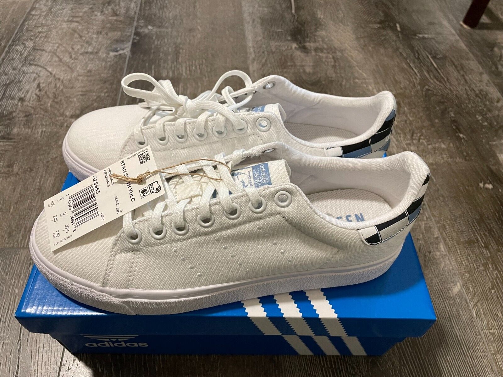 Adidas Stan Smith Vulc Original Primegreen Sneaker in White Adidas Stan Smith Vulc Original Primegreen Sneaker in White