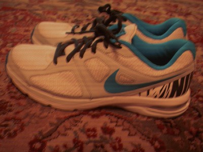 Купить NIKE FUTURUN RUNNING 554903 White Blue Size (Спортивное) заказать с  доставкой лот № 173846721438