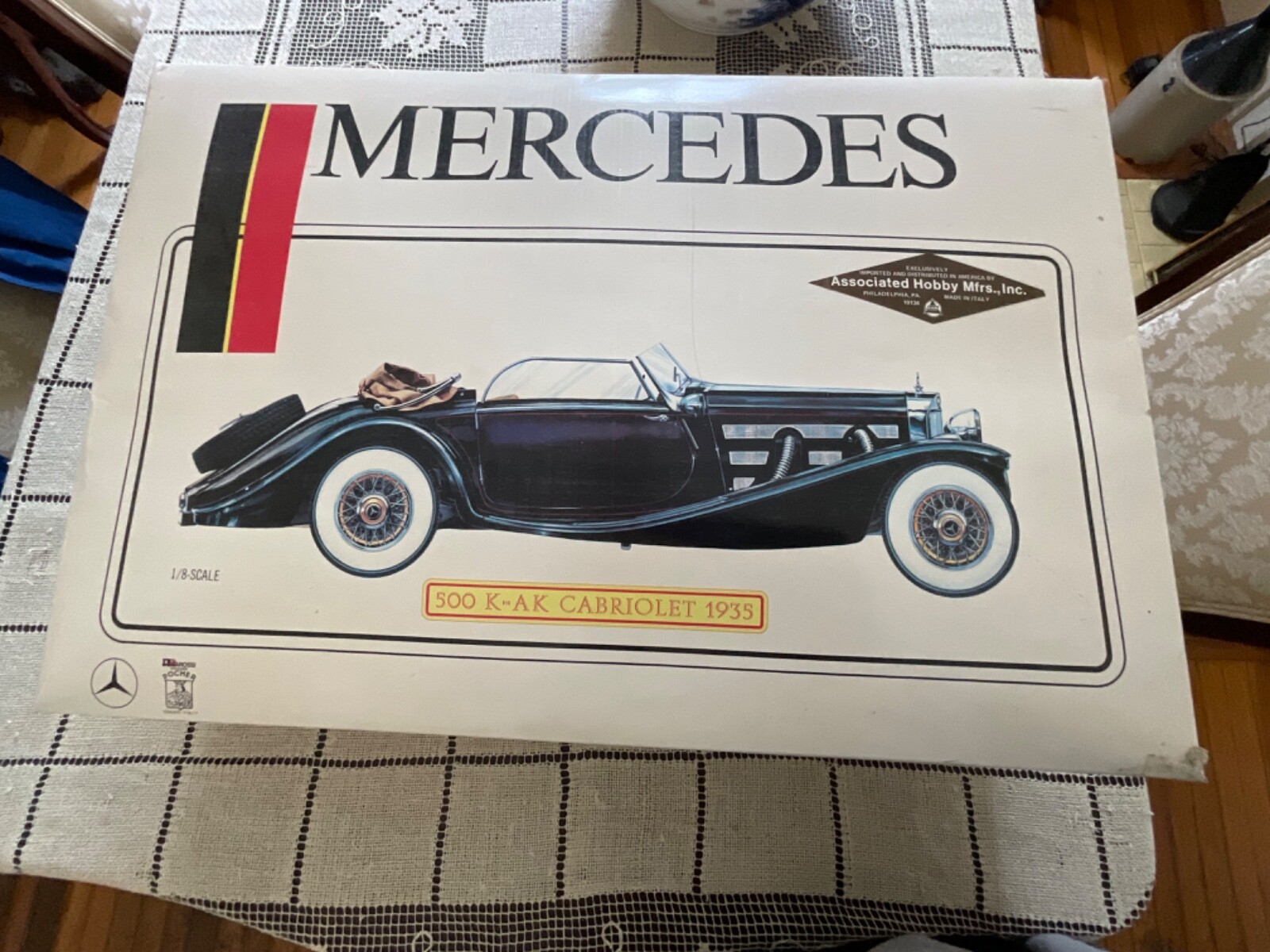 自動車 1/8POCHER MERCEDES CABRIOLET 1935 VINTAGE POCHER Mercedes-Benz 500K-AK Cabriolet 1935 KIT - 1