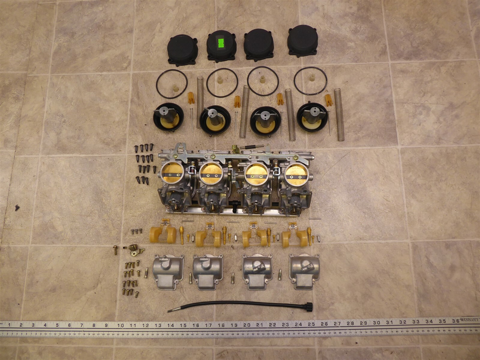 1990 Kawasaki ZX1100 Ninja K771) Keihin carburetors carbs