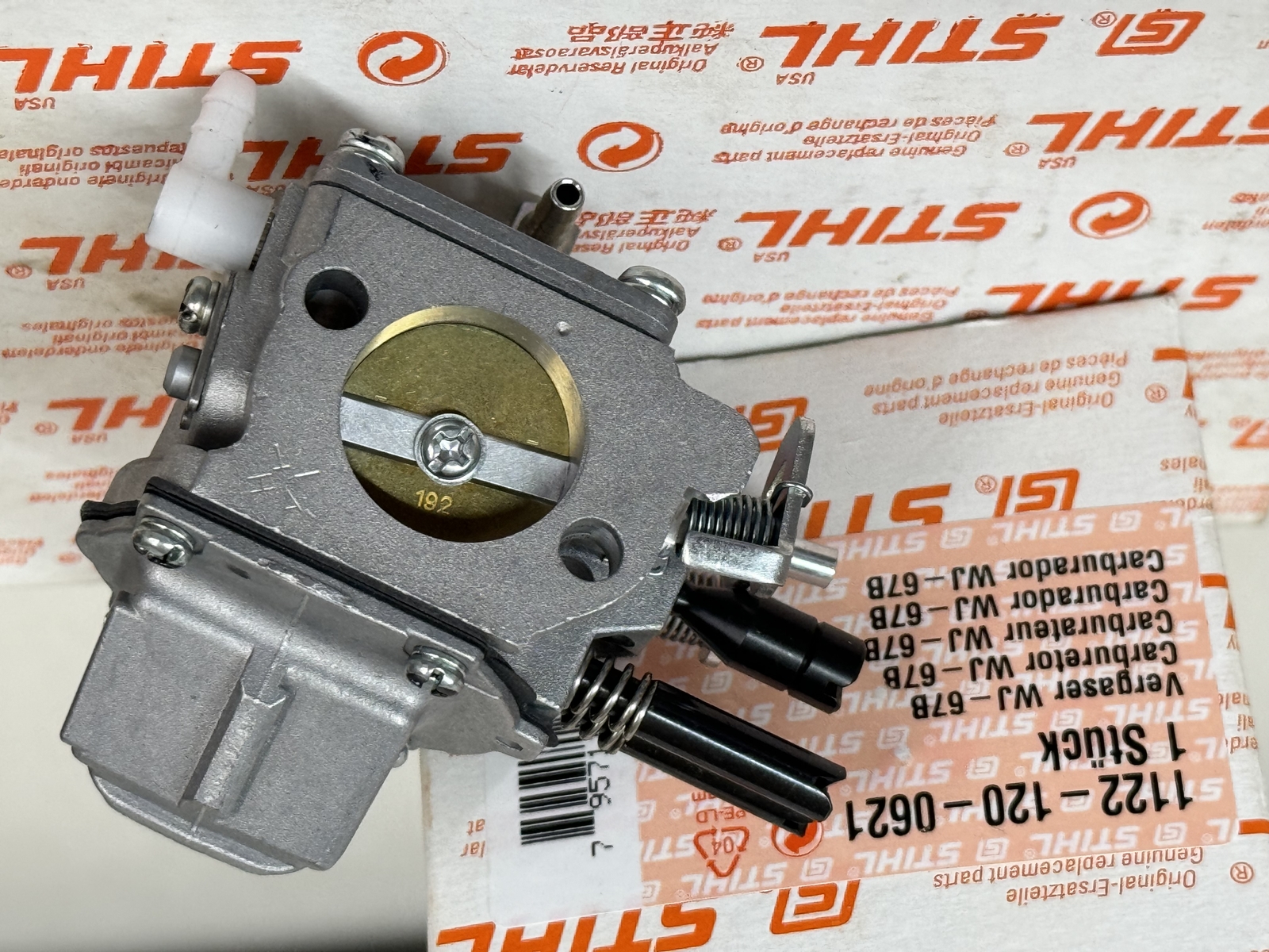 STIHL OEM WALRBO CARBURETOR 1122 120 0621 WJ-67B ( 1122 120 0614 ) 066 M MS650 - Picture 3 of 3