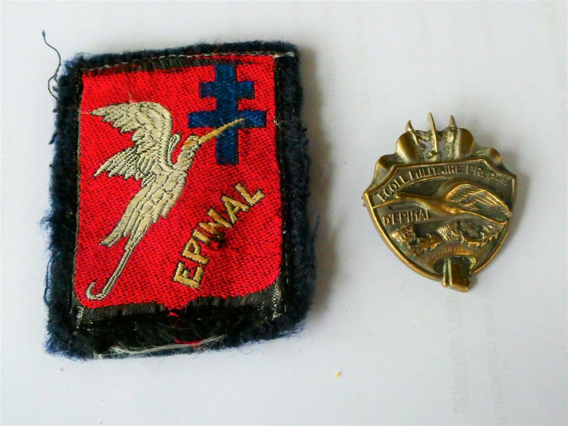 Ecole Ensemble Tissu Et Insigne Ecole Militaire Preparatoire Epinal Crochet Abse