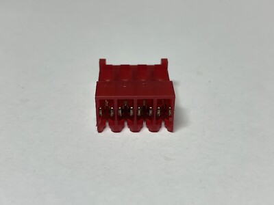 Tyco (643819-4) (10 Count) Rectangular Receptacle Connector IDC Tin 22 AWG