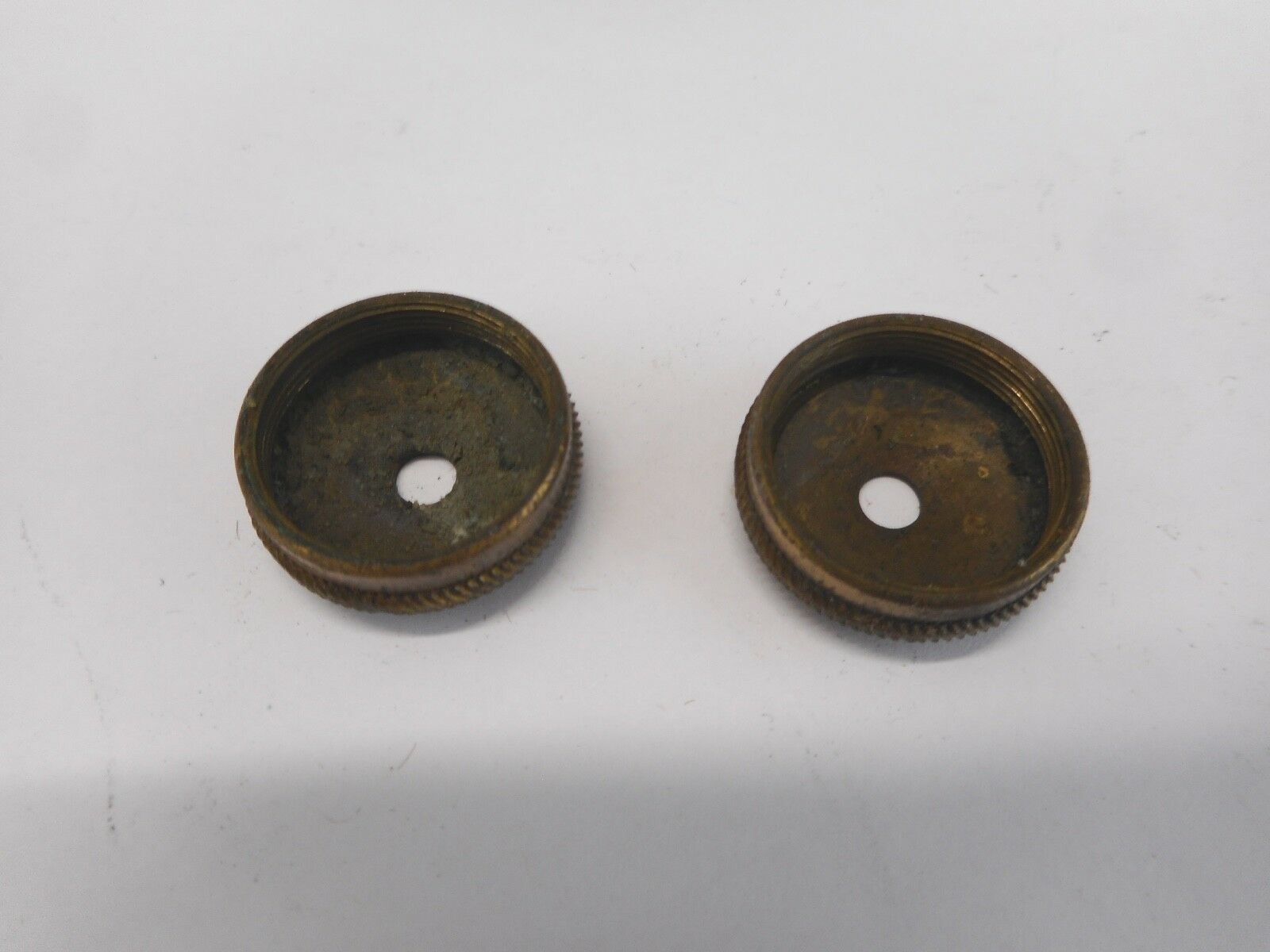 Two Vintage Olds Ambassador Cornet Fullerton Valve Bottom Caps ONLY