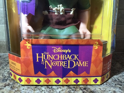 1995 Disney THE HUNCHBACK of NOTRE DAME w/ Magic View Quasimodo MATTEL NIB