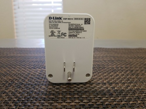 D-Link DSP-W215 Smart Plug Energy Monitoring On/Off Works with Alexa Nest iPhone