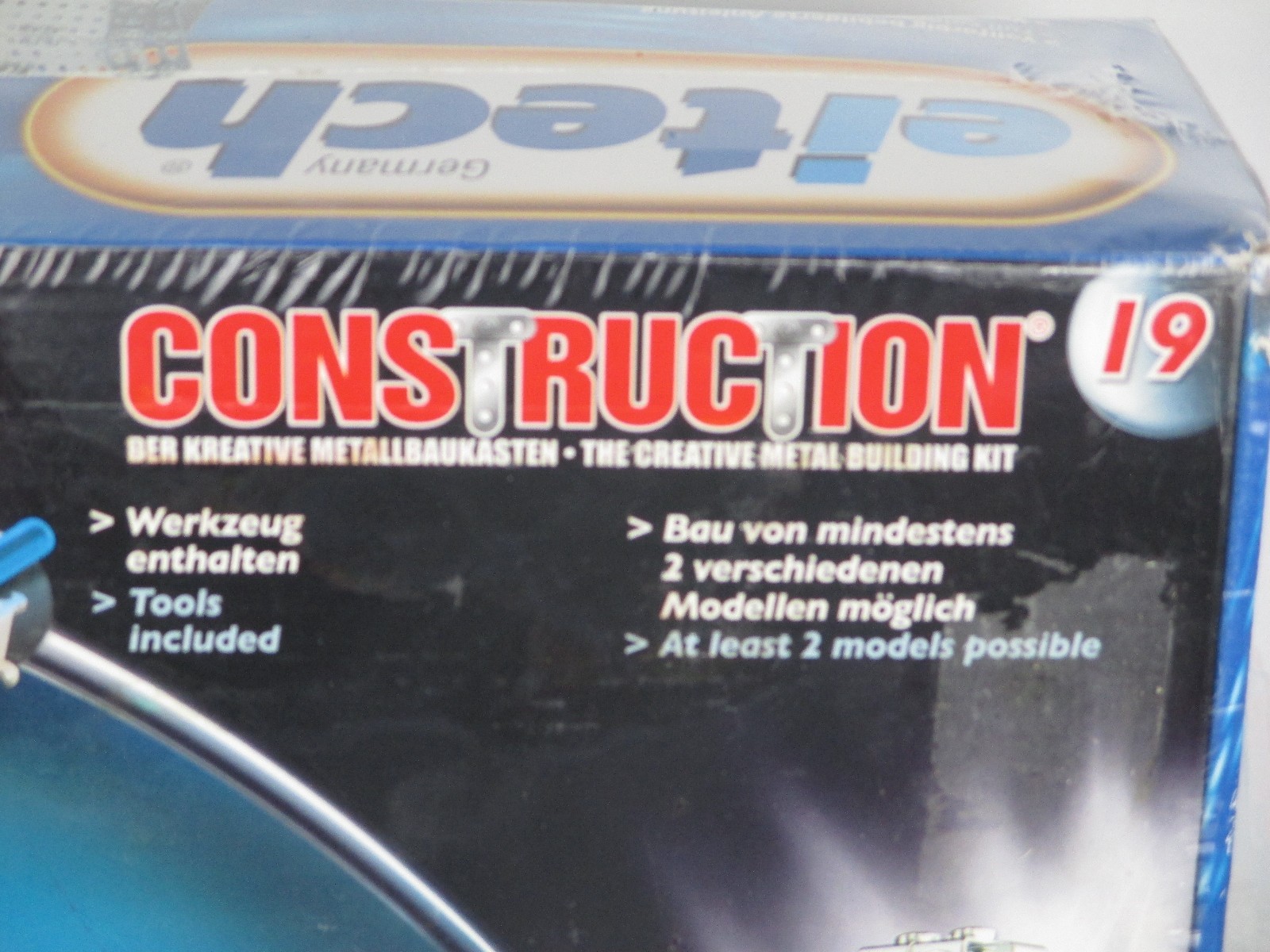 Eitech 1470 C19 Bulldozer Digger Set Construction Toy Made in Germany Metal