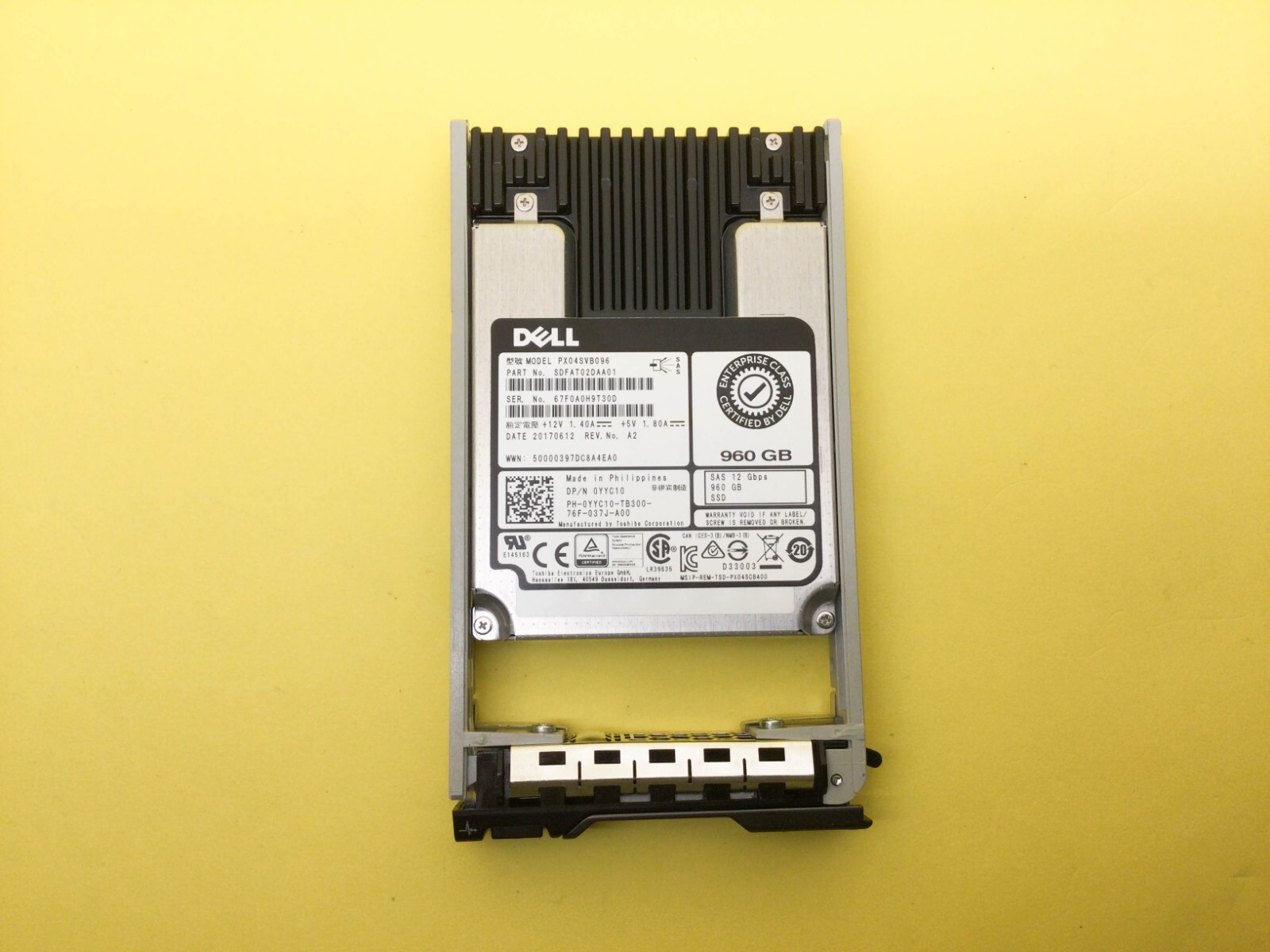 SSD 960GB / 24GB / 27インチ / macOS / Win10 YYC10 Dell 960GB SAS 12Gb/s Mixed Use MLC 2.5