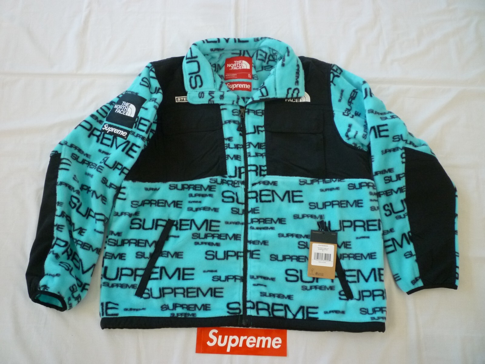 Supreme The North Face Steep Tech Fleece Jacket Teal X-Large Brand