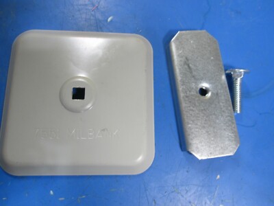 Milbank Meter Socket Breaker Box Small Hub Block off Plate 