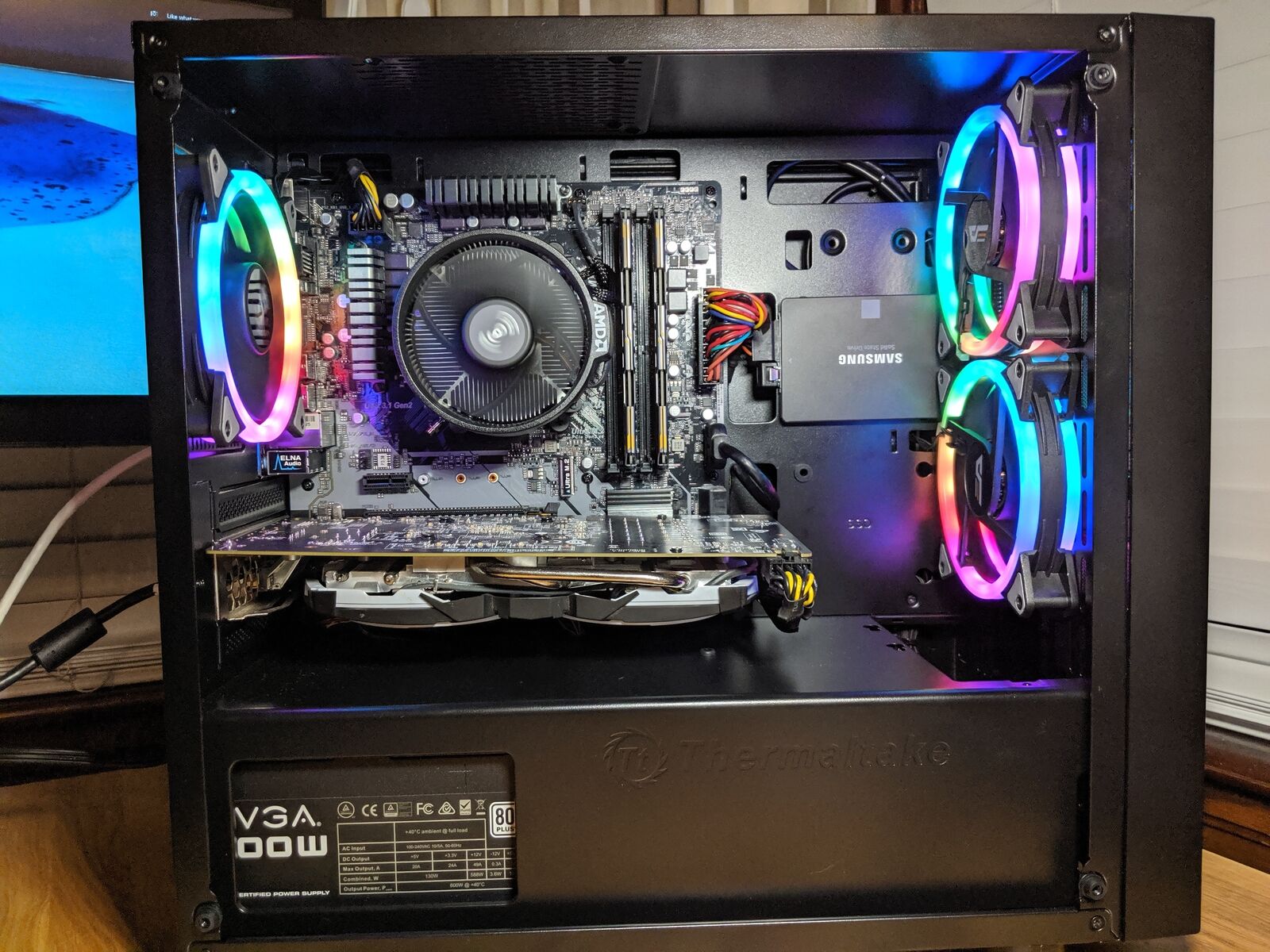 Thermaltake Versa H18 Tempered Glass Black SPCC Micro ATX Thermaltake Versa H18 Tempered Glass Black SPCC Micro ATX
