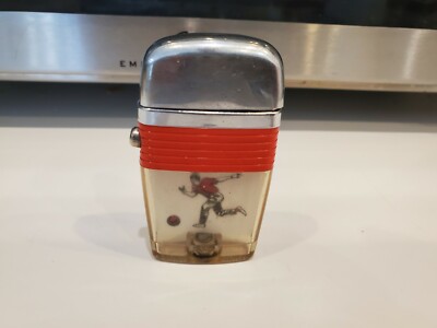 Vintage Scripto VU Lighter BOWLER with Red Band