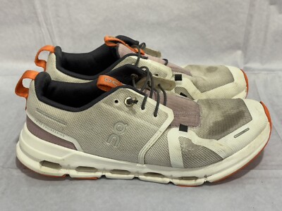 ON 3YD11442266 Cloud Sky Undyed-White/Mauve Youth Size 6.5 Heavy Wear Sneakers