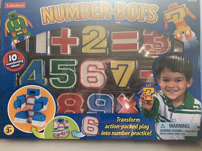 Lakeshore Number-Bots Robots Transforming Toy Educational STEM Learning