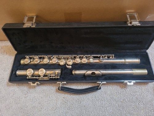 Artley フルート NOGALES ARIZ 18-0・アメリカ製・送料込！ Vintage Artley 18-0 Silver Plate Flute Nogales Arizona W