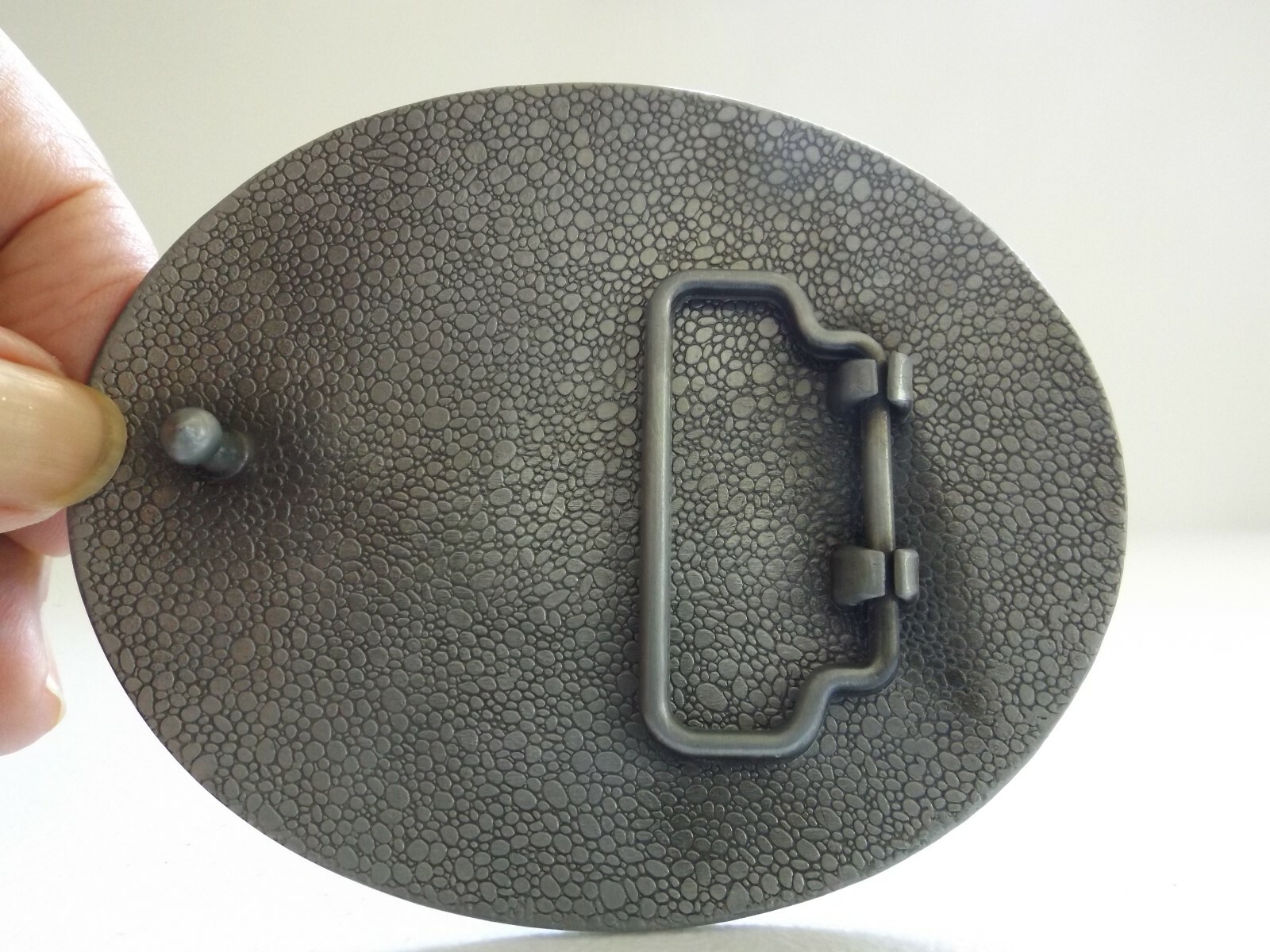 Western Cross, Throwing Stars, Silver Tone, Pewter Toned, Oval, Belt Buckle, NEW