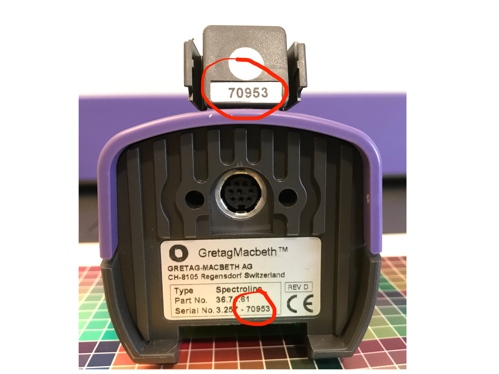 GretagMacbeth SpectroScan & SpectroLino / X-RITE