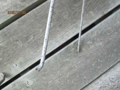 RARE 3 BARN LIGHTNING RODS for parts or restoration