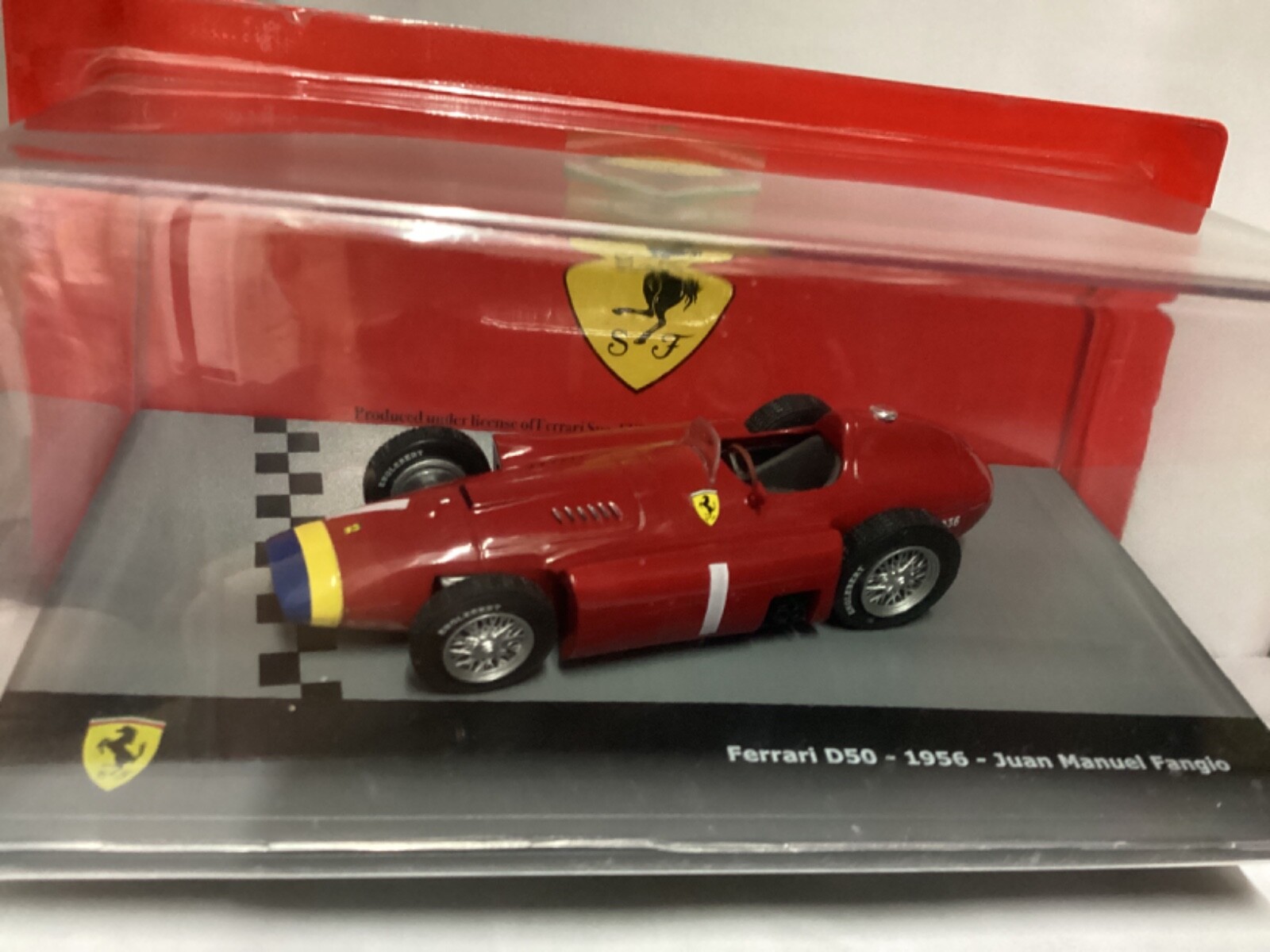 Juan Manuel Fangio Ferrari D50 1956, World Champion 1:43