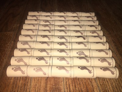 LOT of 50 Barefoot White Wine Corks Synthetic Beach Wedding Decor Footprint Used