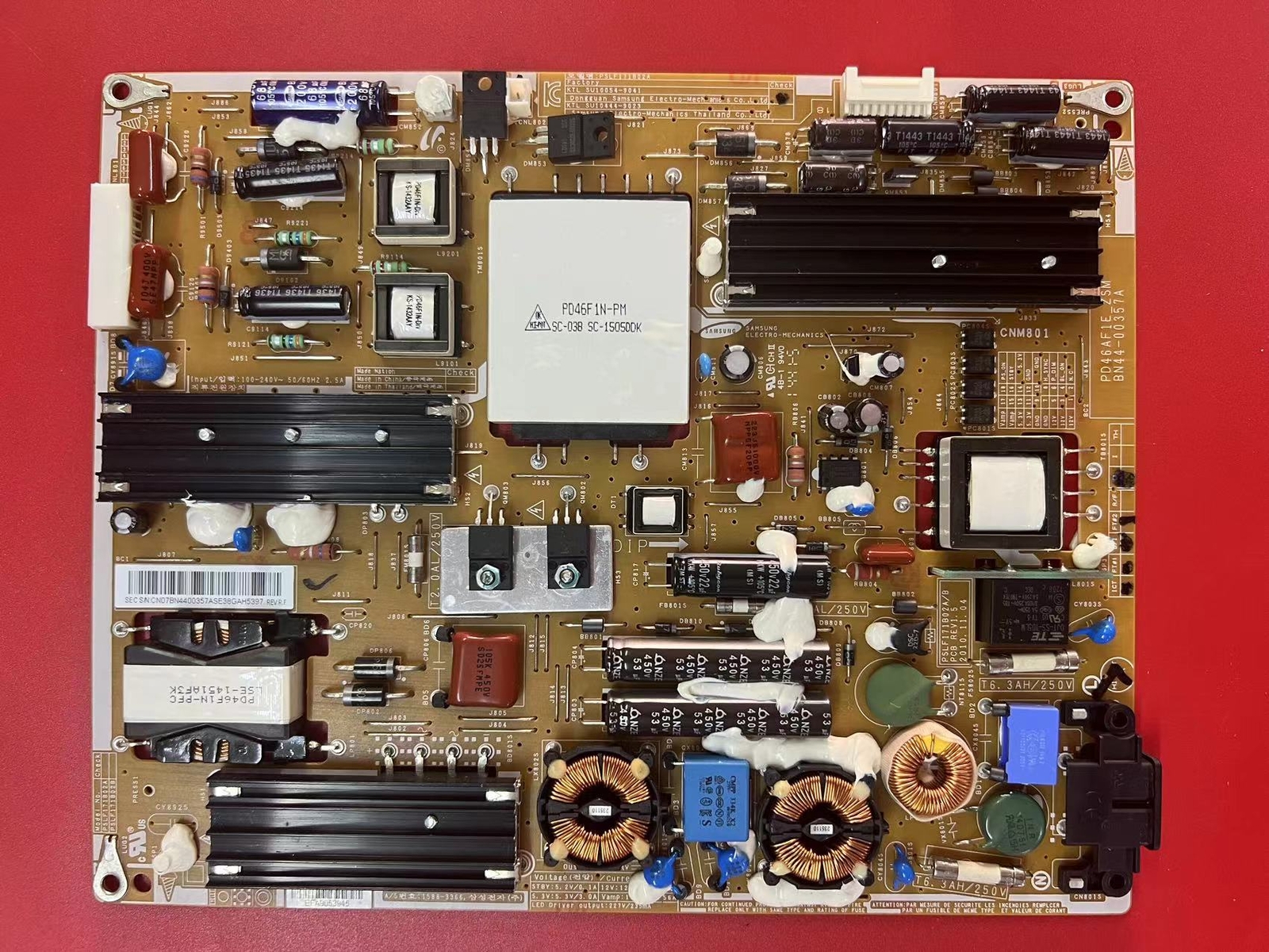 Power Board PD46AF1E_ZSM BN44-00357A #Q4949 ZX For Samsung
