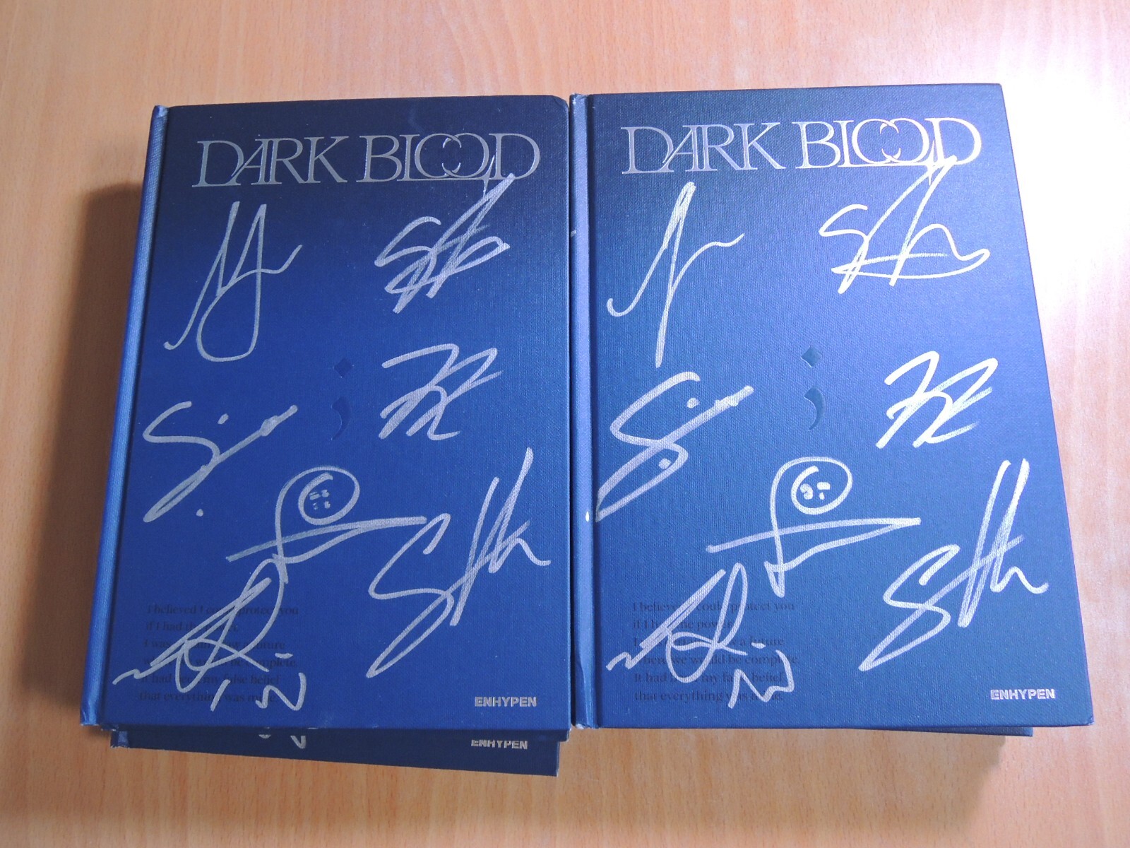 全員直筆サインENHYPEN DARK DARKBLOOD ♡様専用 BLOOD アルバム 直筆