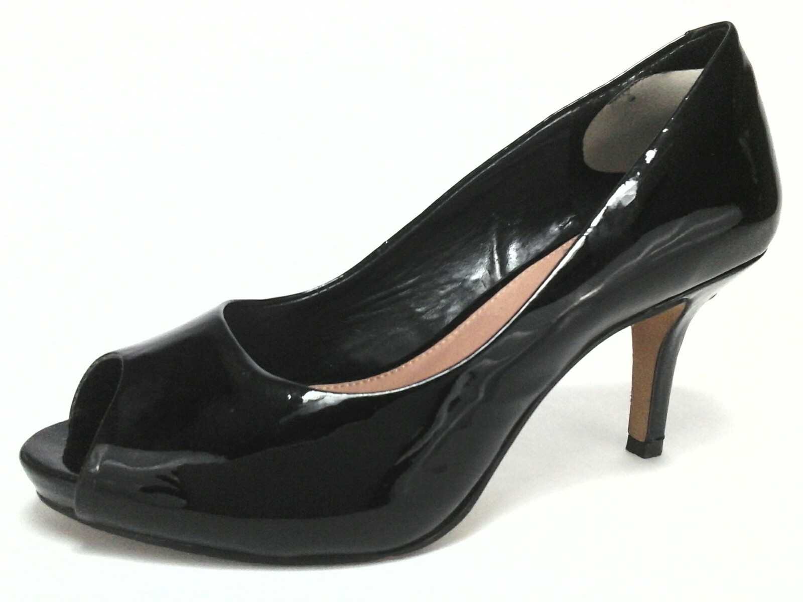 vince camuto black patent pumps
