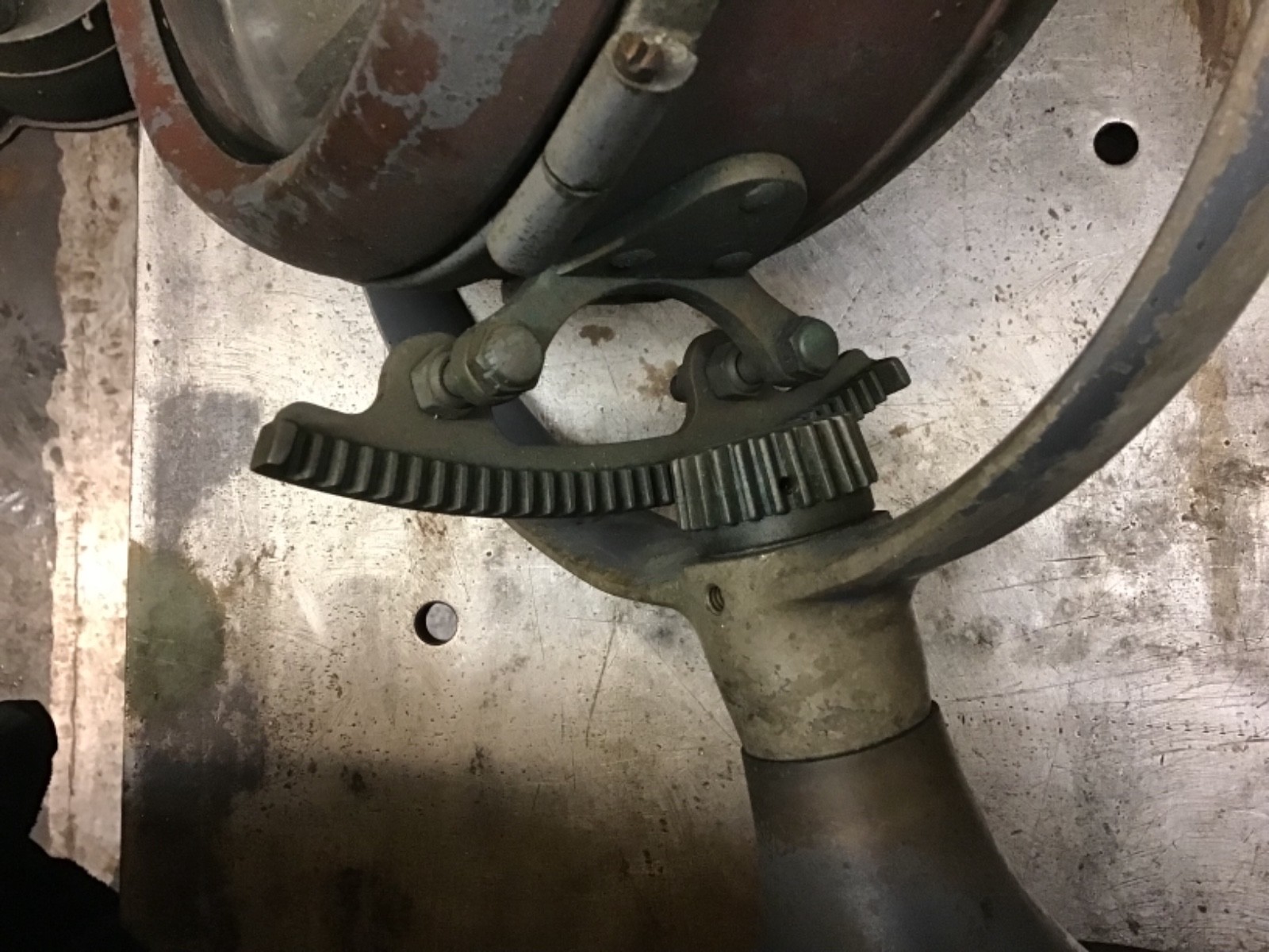 Vintage Marine Nautical Brass Searchlight Reconditioned