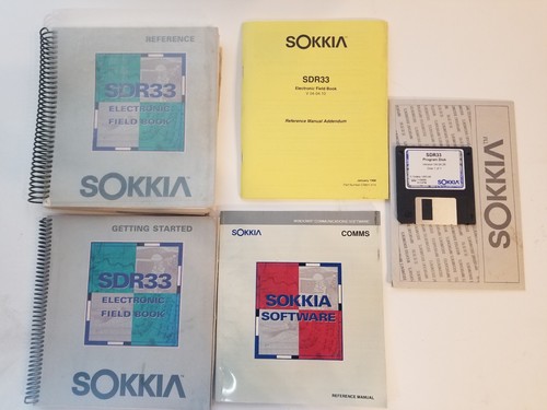 Sokkia SDR33 Data Collector Expert 3300-CNDHRPE-017 Symbol cda