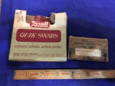 MILADY'S HOSIERY SERVICE KIT AND REXALL QUIK-SWABS