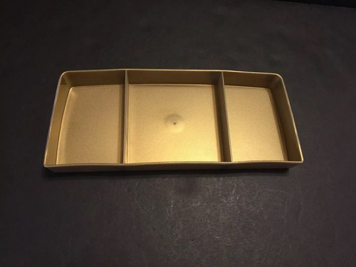 Gold Tupperware Tuppercraft Stow-N-Go Storage Craft Organizer 767-2 768-14