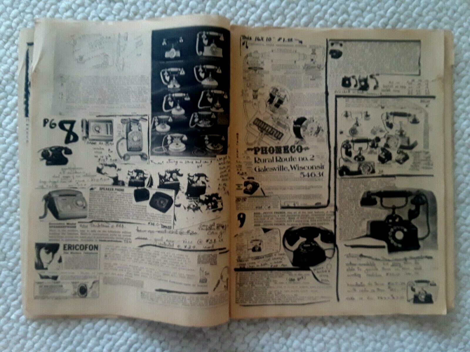 Lot of 2  Phoneco Inc. Galesville, Wisconsin Old Telephone Price Guide Catalogs