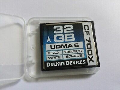 1pcs 32gb Delkin devices compactflash  memory card for NIKON CANON  CF cam