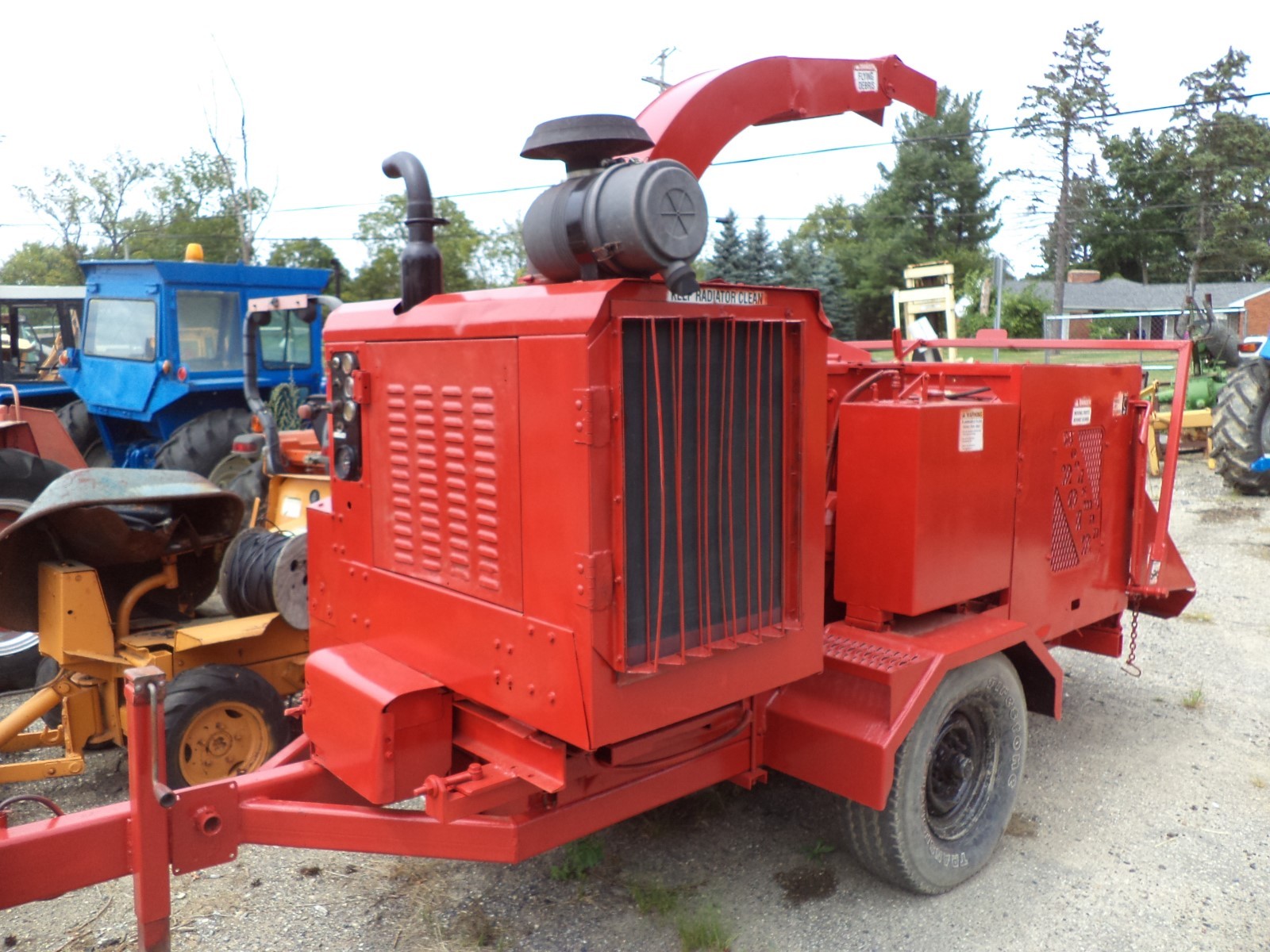 Woodsman model 2012 CHIPPER large drum DIESEL HDY FEED, morbark, ONE  QWNER!!!!