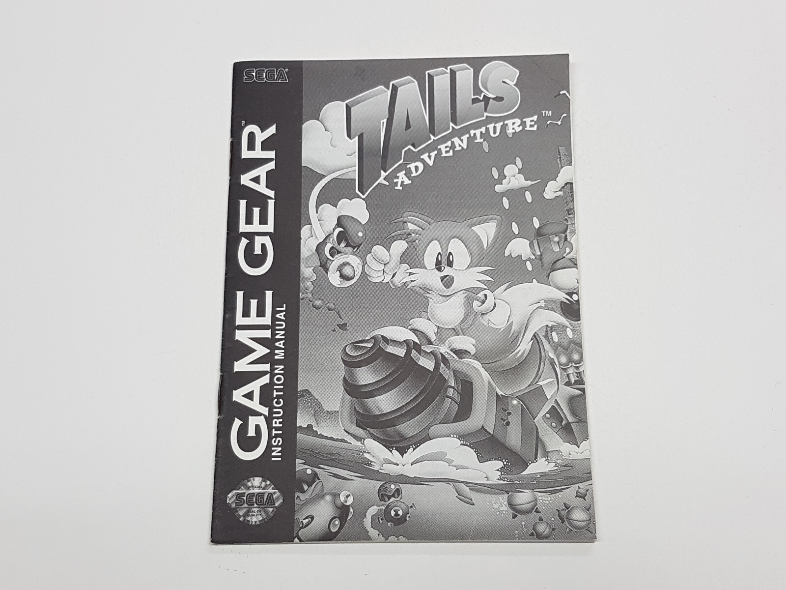 新品同様 Tails Only Manual Authentic Gear Game Sega Adventure ゲームギア